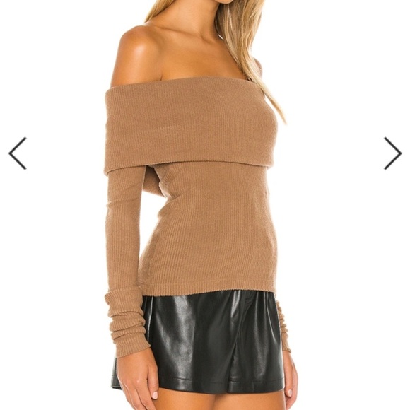 We the Free Vintage Bronze Snowbunny Off the Shoulder Long Sleeve Tee - Picture 6 of 15